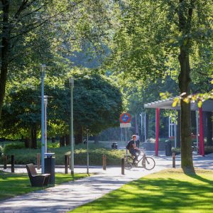 Ingang Spinozagebouw (voorheen Psychologisch Lab)